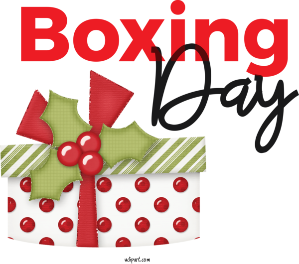 Free Holidays Christmas Day Boxing Day New Year For Boxing Day Clipart Transparent Background