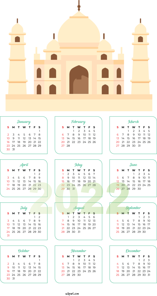 Free Life Calendar System Islamic Calendar Solar Calendar For Yearly Calendar Clipart Transparent Background