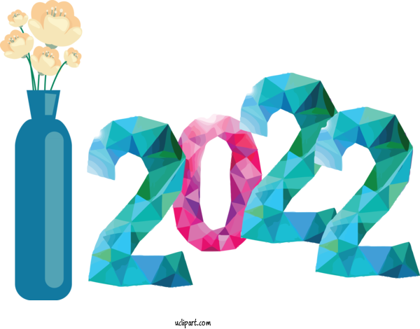 Free Holidays Icon Design Drawing For New Year 2022 Clipart Transparent Background