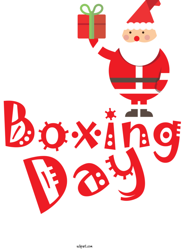 Free Holidays Christmas Day Bauble Santa Claus For Boxing Day Clipart Transparent Background