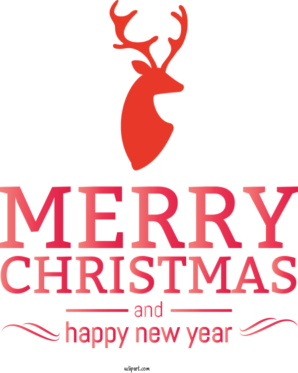 Free Holidays Deer Logo Epic Burger For Christmas Clipart Transparent Background