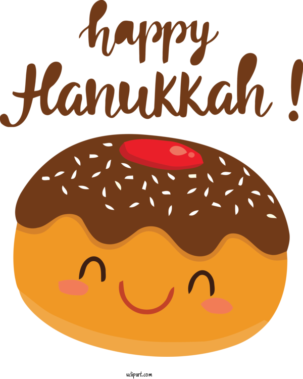 Free Holidays Fast Food Cartoon Snout For Hanukkah Clipart Transparent Background