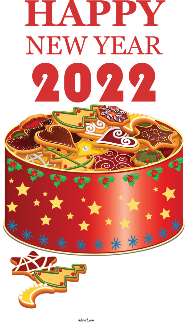 Free Holidays Christmas Day Icon Gift For New Year 2022 Clipart Transparent Background