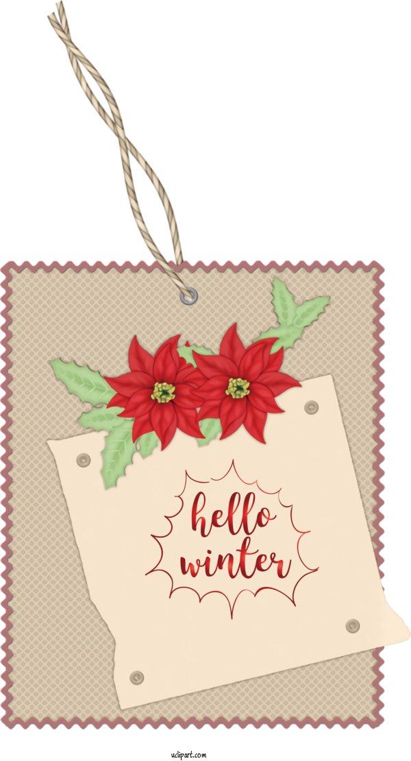 Free Nature Greeting Card Cartoon Flower For Winter Clipart Transparent Background