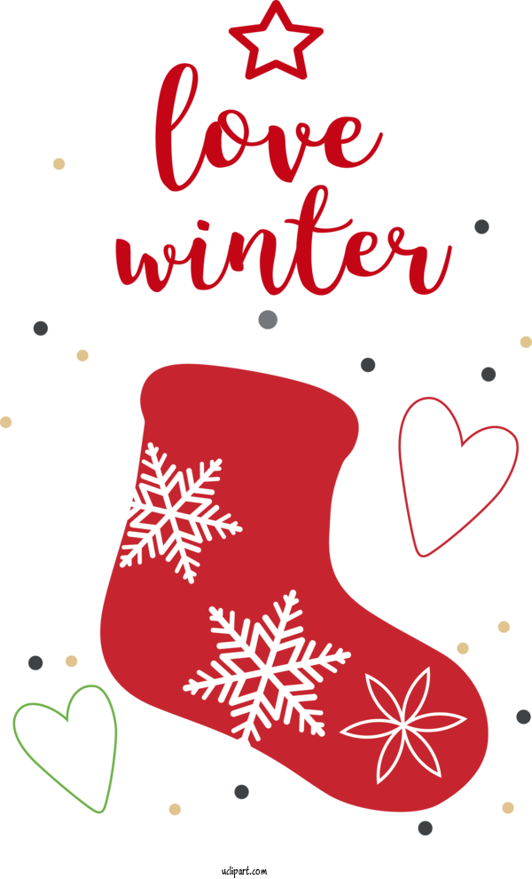 Free Nature Drawing Christmas Day Christmas Stocking For Winter Clipart Transparent Background