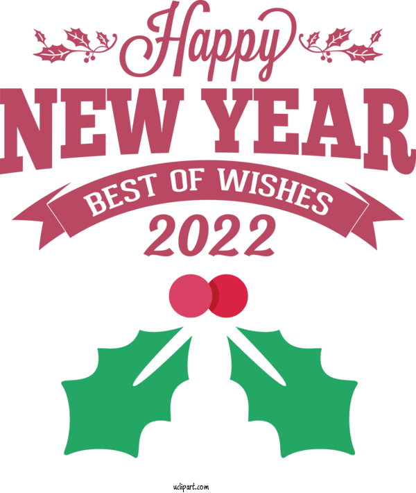 Free Holidays Christmas Day Logo Design For New Year 2022 Clipart Transparent Background
