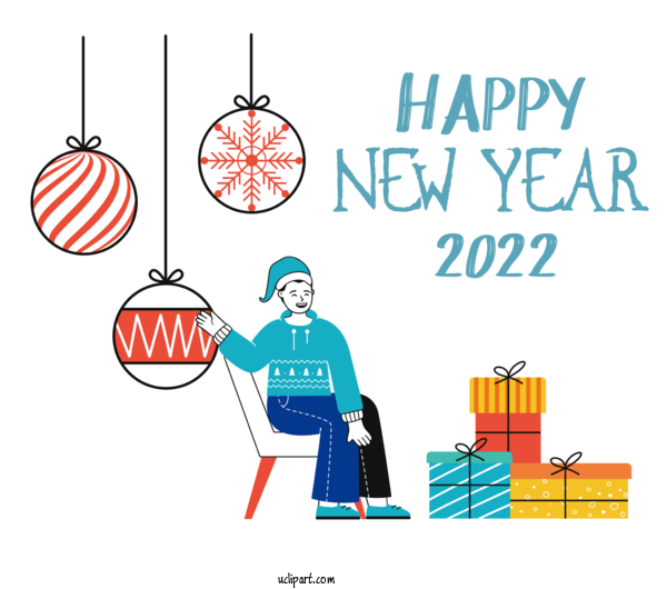 Free Holidays Social Media Marketing Social Networking Service For New Year 2022 Clipart Transparent Background