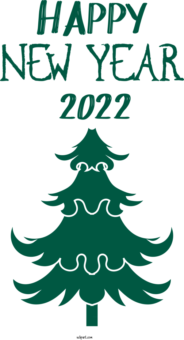 Free Holidays Christmas Tree Spruce Leaf For New Year 2022 Clipart Transparent Background