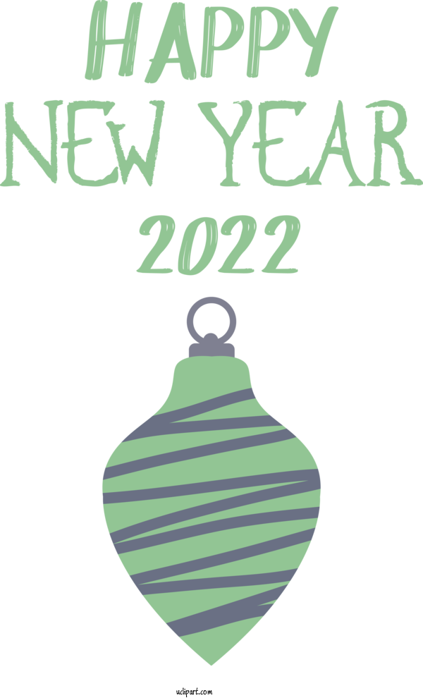 Free Holidays Design Leaf Font For New Year 2022 Clipart Transparent Background