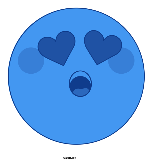 Free Icons Cobalt Blue Blue Drawing For Emoji Clipart Transparent Background