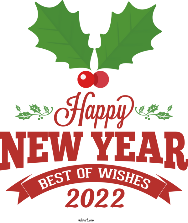 Free Holidays Logo Leaf Design For New Year 2022 Clipart Transparent Background