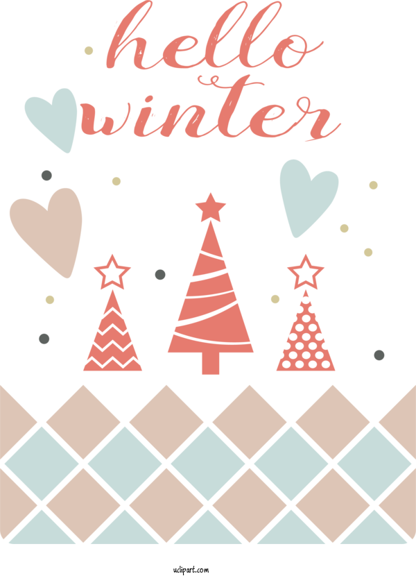 Free Nature Christmas Day Christmas Label Set Drawing For Winter Clipart Transparent Background