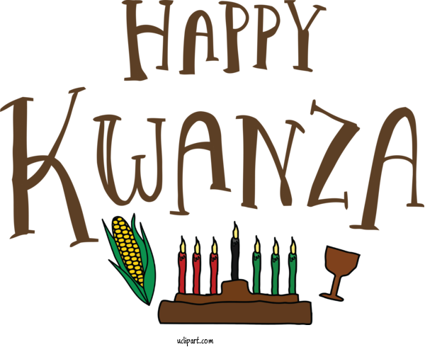 Free Holidays Human Logo Line For Kwanzaa Clipart Transparent Background
