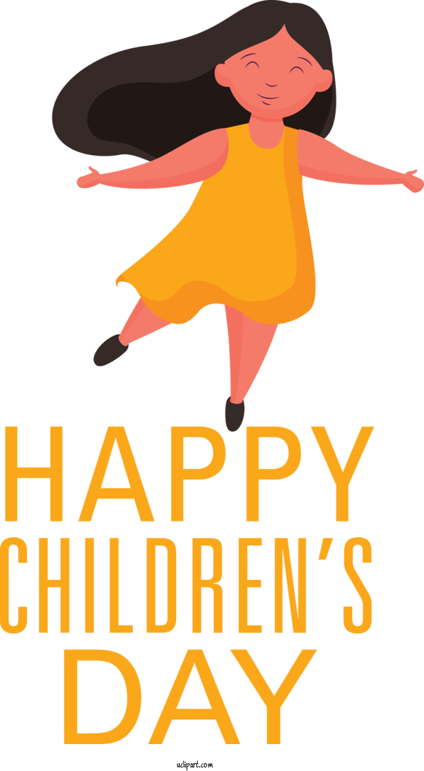 Free Holidays Logo Design Human For Children's Day Clipart Transparent Background