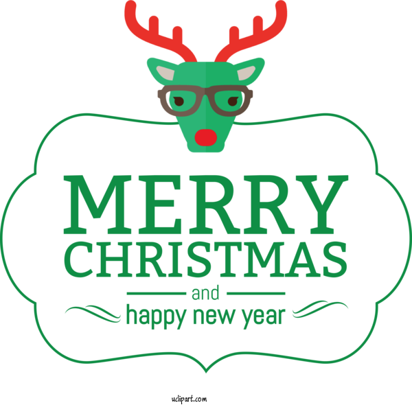 Free Holidays Reindeer Reign Net Media, LLC Logo For Christmas Clipart Transparent Background