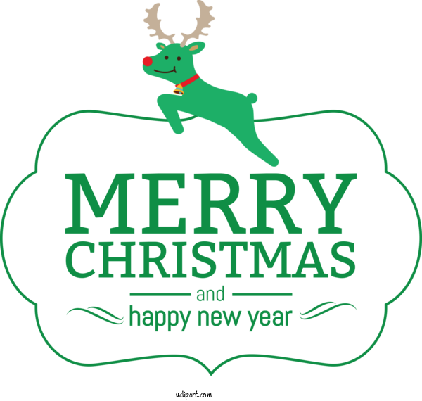 Free Holidays Deer Human Logo For Christmas Clipart Transparent Background