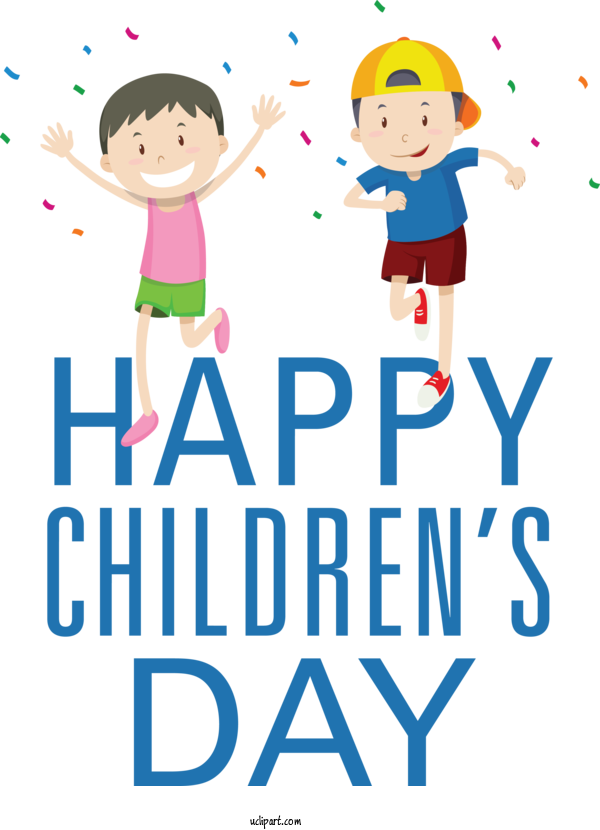 Free Holidays The National WWII Museum Cartoon Text For Children's Day Clipart Transparent Background