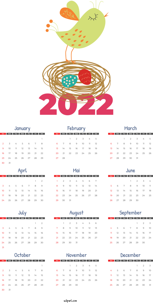 Free Life Calendar System Line Font For Yearly Calendar Clipart Transparent Background
