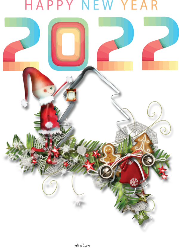 Free Holidays Rudolph Mrs. Claus Christmas Day For New Year 2022 Clipart Transparent Background