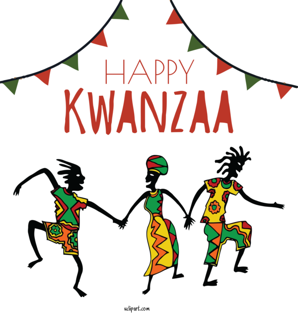 Free Holidays Africa African Americans For Kwanzaa Clipart Transparent Background