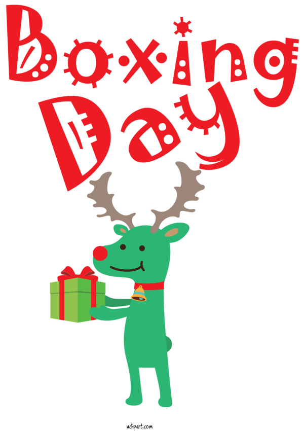 Free Holidays Reindeer Jokerman Human For Boxing Day Clipart Transparent Background