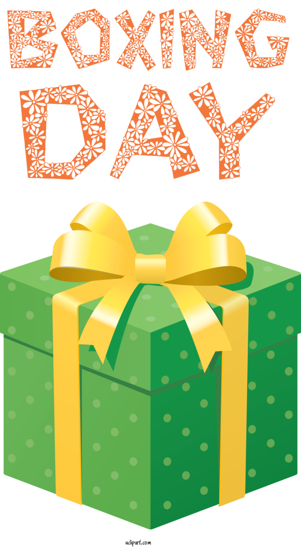 Free Holidays Box Gift Drawing For Boxing Day Clipart Transparent Background