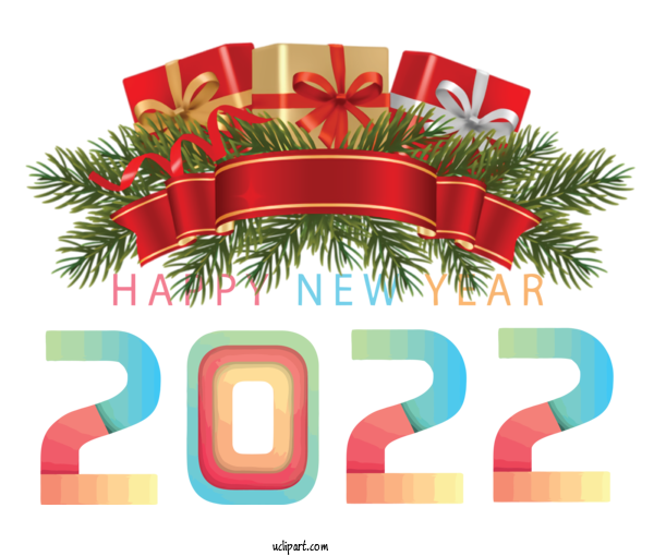 Free Holidays Line Art Drawing 2022 For New Year 2022 Clipart Transparent Background