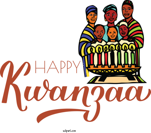Free Holidays Human Logo Behavior For Kwanzaa Clipart Transparent Background
