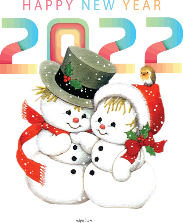 Free Holidays Christmas Day Christmas Card New Year For New Year 2022 Clipart Transparent Background