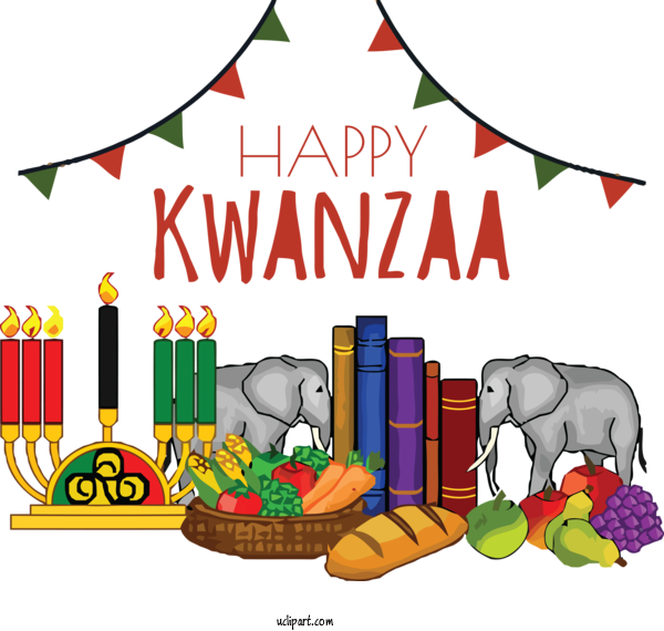Free Holidays Kwanzaa Kinara The African American Holiday Of Kwanzaa: A Celebration Of Family, Community & Culture For Kwanzaa Clipart Transparent Background