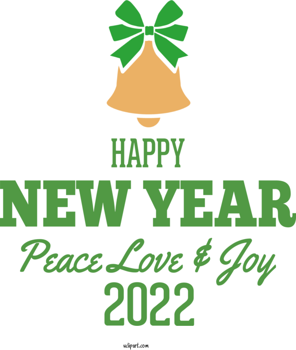 Free Holidays Leaf Logo Green For New Year 2022 Clipart Transparent Background