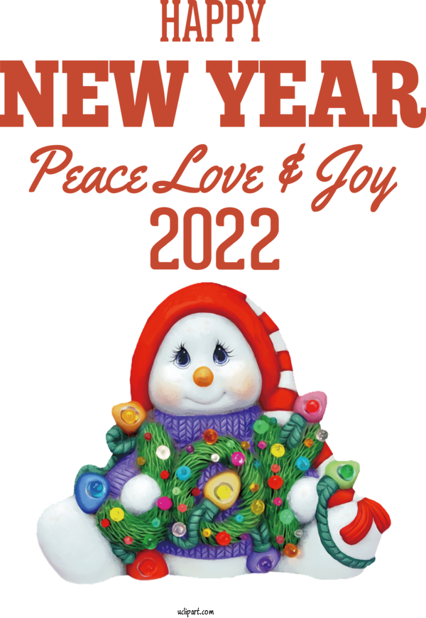 Free Holidays Drawing Cartoon Painting For New Year 2022 Clipart Transparent Background