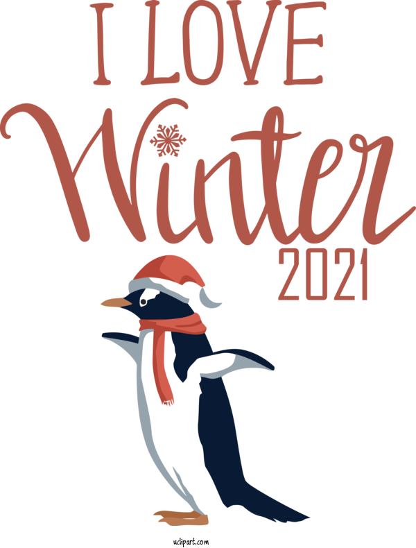 Free Nature Penguins Birds Cartoon For Winter Clipart Transparent Background