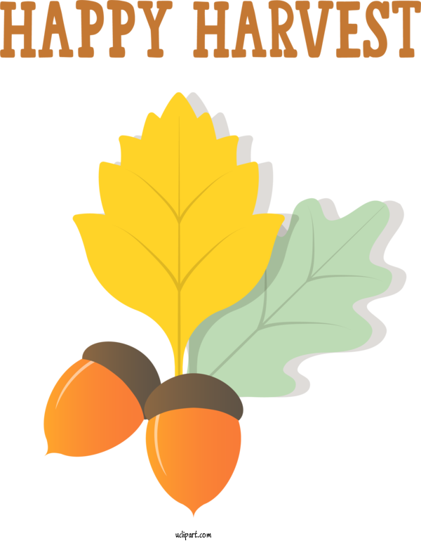 Free Holidays Leaf Tree Fruit For Thanksgiving Clipart Transparent Background