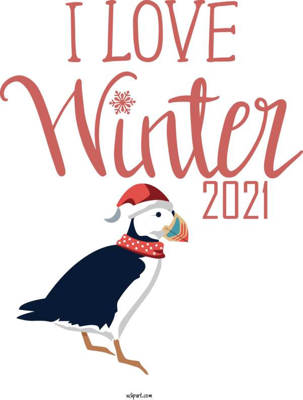 Free Nature Birds Cartoon Logo For Winter Clipart Transparent Background