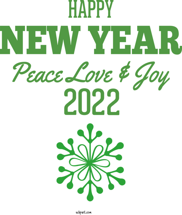 Free Holidays Flower Leaf Logo For New Year 2022 Clipart Transparent Background