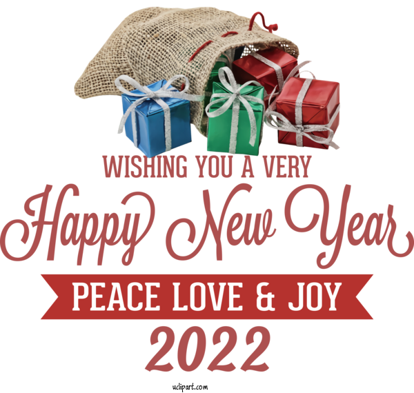 Free Holidays Design Floral Design Drawing For New Year 2022 Clipart Transparent Background