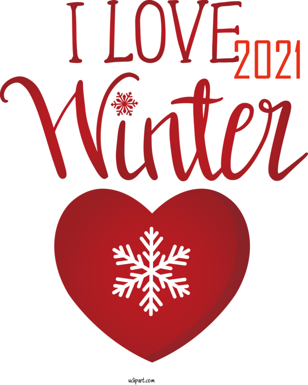 Free Nature M 095 Line Heart For Winter Clipart Transparent Background
