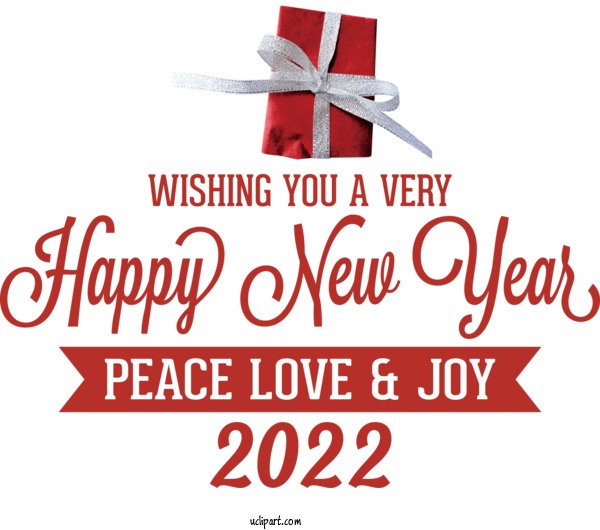 Free Holidays Christmas Decoration Christmas Day Logo For New Year 2022 Clipart Transparent Background