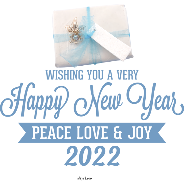 Free Holidays Font Design Meter For New Year 2022 Clipart Transparent Background