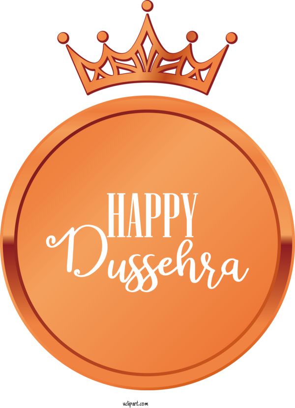 Free Dussehra Logo Circle Meter For Happy Dussehra Clipart Transparent Background