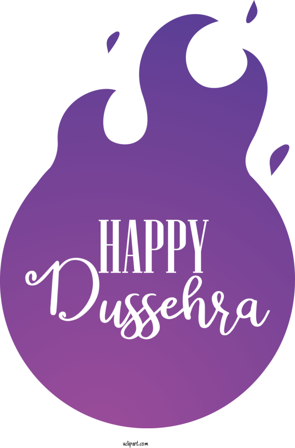 Free Dussehra Logo Design Pink M For Happy Dussehra Clipart Transparent Background