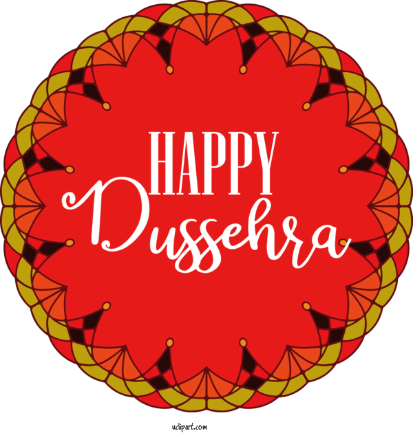 Free Dussehra Design Drawing Icon For Happy Dussehra Clipart Transparent Background