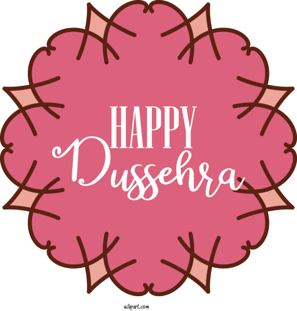 Free Dussehra Primary Color Design Visual Arts For Happy Dussehra Clipart Transparent Background
