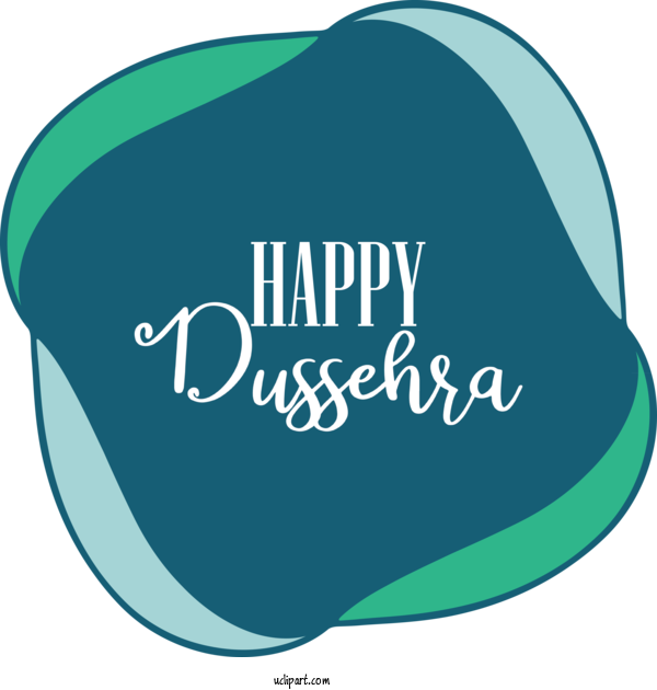 Free Dussehra Logo Design Line For Happy Dussehra Clipart Transparent Background
