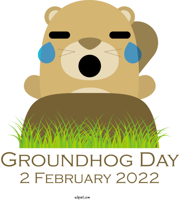 Free Holidays Bears Cartoon Mouse For Groundhog Day Clipart Transparent Background