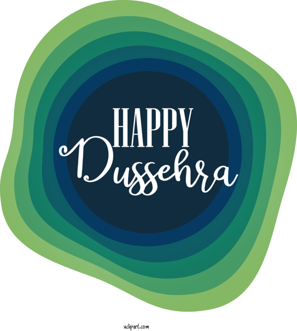 Free Dussehra Logo Design Font For Happy Dussehra Clipart Transparent Background