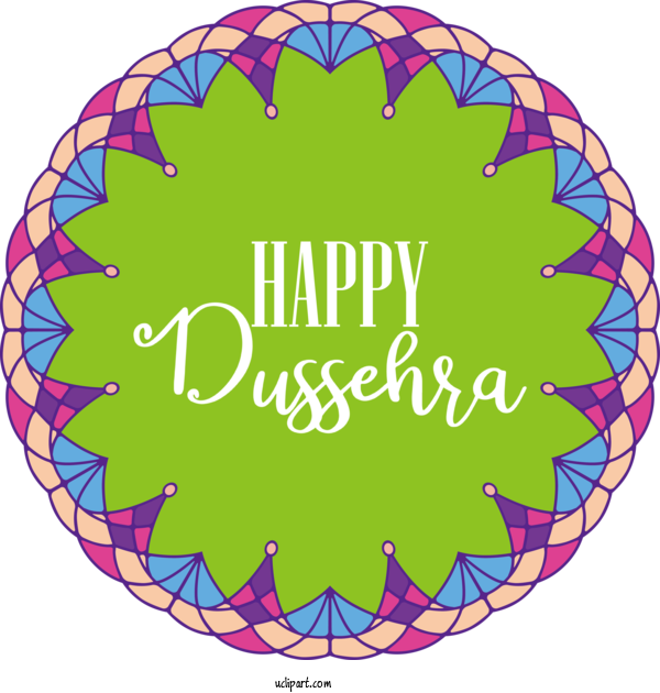 Free Dussehra Circle Design Dussehra For Happy Dussehra Clipart Transparent Background