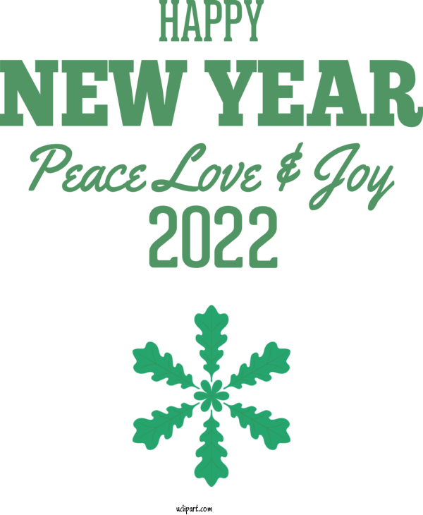 Free Holidays Leaf Logo Symbol For New Year 2022 Clipart Transparent Background