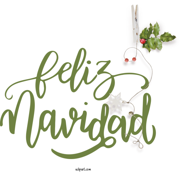 Free Holidays Floral Design Logo Leaf For Feliz Navidad Clipart Transparent Background